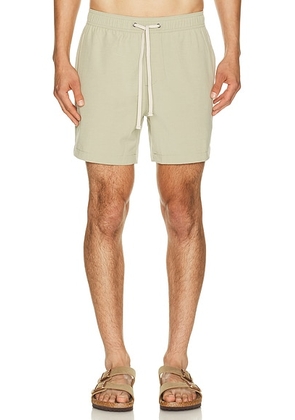 Onia Land To Water Short 6 in Elm - Green. Size XL/1X (also in S, M, L).