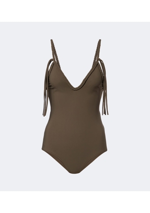 Bottega Veneta Braided-trim swimsuit