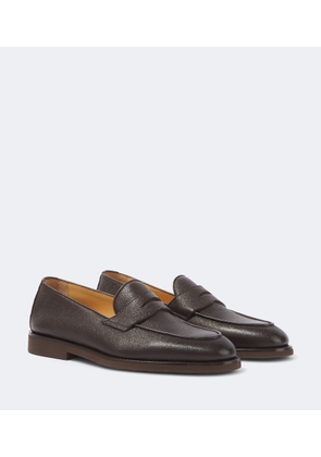 Brunello Cucinelli Leather penny loafers