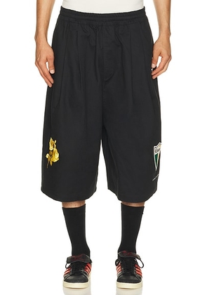 Adidas Originals x Willy Chavarria Prem Long Twill Short in Black - Black. Size XS (also in L, M, XL/1X).