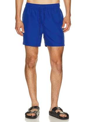 Onia Charles 5 Swim Trunk in Blue Quartz - Blue. Size XL/1X (also in S, M, L).