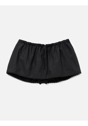 G Classic Lace-Up Mini Skirt