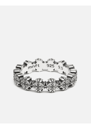 Maltese-Cross Quadruplets Oxidised Classic Ring