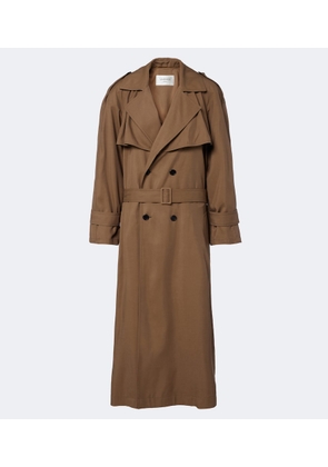 Saint Laurent Oversized double-breasted trench coat