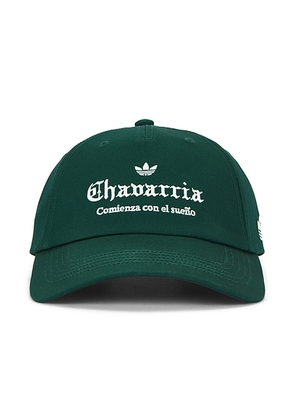 Adidas Originals x Willy Chavarria Logo Hat in Collegiate Green - Green. Size all.