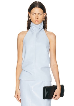 KHAITE Rone Top in Sky Blue - Blue. Size 6 (also in ).