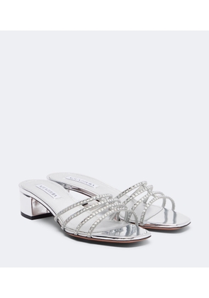 Aquazzura Sensation embellished leather sandals
