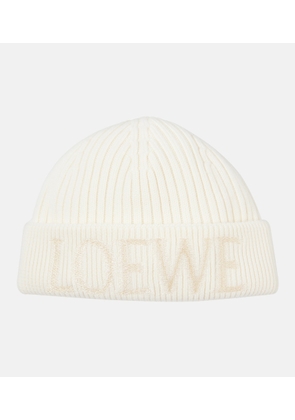 Loewe Logo wool beanie