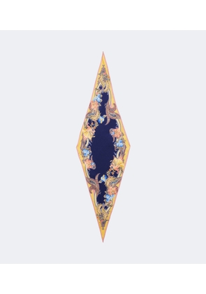 Etro Printed silk twill scarf