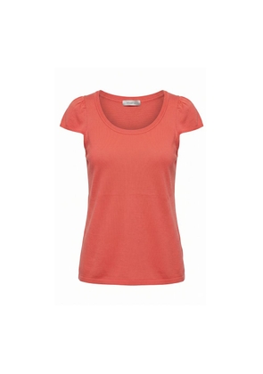 Malo Red Cotton Women's T-Shirt - XS