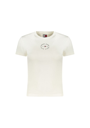 Tommy Hilfiger Bianco Cotton Women T-Shirt - XS