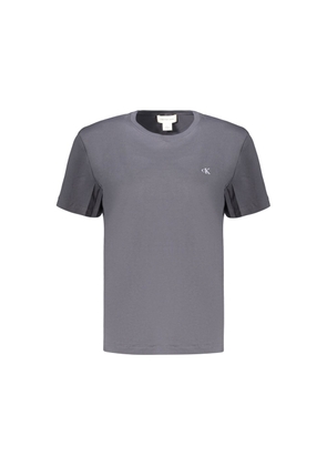 Calvin Klein Gray Cotton Women's T-Shirt - XS