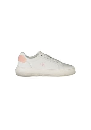 Calvin Klein White Polyurethane Women Sneaker - EU40/US10