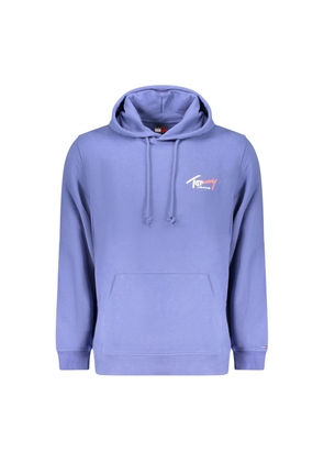 Tommy Hilfiger Blue Cotton Men's Sweatshirt - S