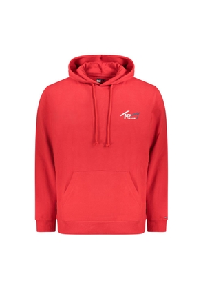 Tommy Hilfiger Red Cotton Men's Sweatshirt - S