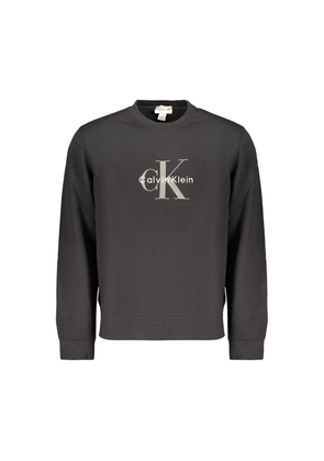 Calvin Klein Black Cotton Mens Sweatshirt - S