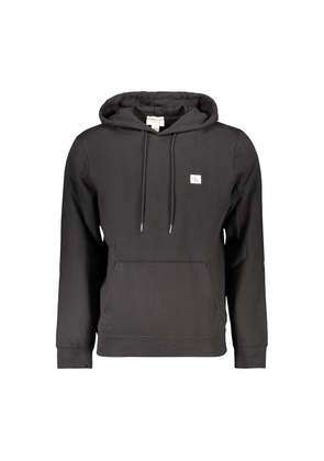Calvin Klein Black Cotton Men Hoodie - S