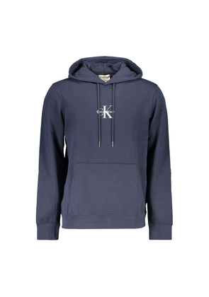 Calvin Klein Blue Cotton Men Sweater - S