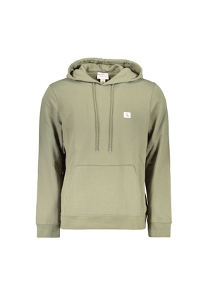 Calvin Klein Green Cotton Men's Hoodie - S