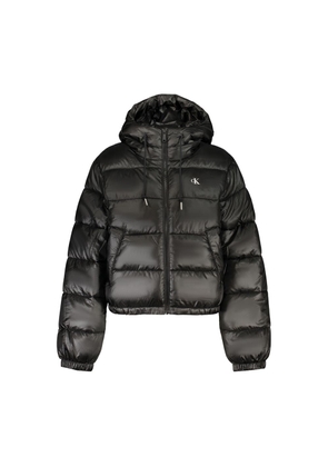 Calvin Klein Black Polyester Womens Jacket - XS
