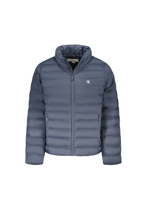 Calvin Klein Blu Poliammide Mens Jacket - L