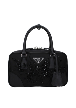 Prada Black Fabric Handbag
