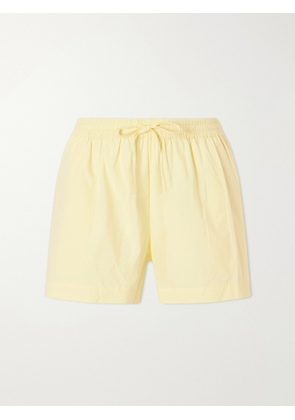 Matteau - Organic Cotton-poplin Shorts - Yellow - 1,2,3,4,5