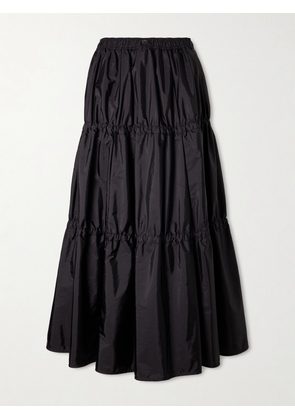 Moncler - Tiered Shell Midi Skirt - Black - IT38,IT40,IT42