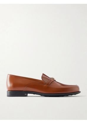 Tod's - Gomma 19 Logo-embellished Leather Loafers - Brown - IT36,IT36.5,IT37,IT37.5,IT38,IT38.5,IT39,IT39.5,IT40,IT40.5,IT41,IT41.5,IT42
