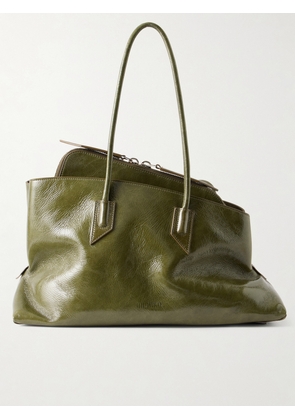 The Attico - La Passegiata Medium Asymmetric Shoulder Bag - Green - One size