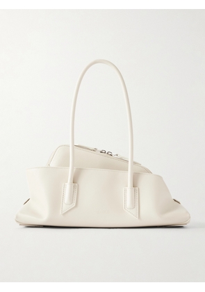 The Attico - La Passegiata Small Asymmetric Leather Shoulder Bag - White - One size