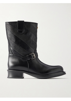 Valentino Garavani - Bootie Patchwork Leather Ankle Boots - Black - IT36,IT37,IT37.5,IT38,IT38.5,IT39,IT39.5,IT40,IT40.5,IT41