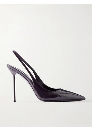 Paris Texas - 105 Lidia Patent-leather Slingback Pumps - Purple - IT36,IT36.5,IT37,IT37.5,IT38,IT38.5,IT39,IT39.5,IT40,IT40.5,IT41,IT41.5,IT42