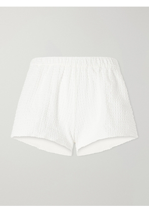 Hunza G - Runner Original Crinkle™ Shorts - White - S/M,M/L,L/XL