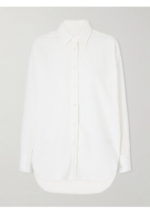 Hunza G - Seersucker Shirt - White - S/M,M/L,L/XL