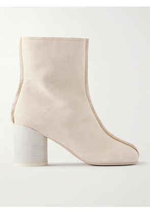 MM6 MAISON MARGIELA - Suede Split-toe Ankle Boots - Neutrals - IT35,IT36,IT37,IT37.5,IT38,IT38.5,IT39,IT39.5,IT40,IT40.5,IT41