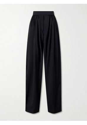 Sportmax - Zorro Wool Wide-leg Pants - Black - UK 4,UK 6,UK 8,UK 10,UK 12,UK 14,UK 16
