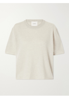 LISA YANG - Cila Cashmere T-shirt - Neutrals - 0,1,2
