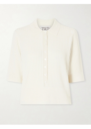 TWP - Ribbed Jersey Shirt - Neutrals - x small,small,medium,large