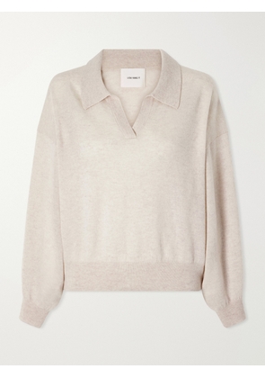 LISA YANG - Katriel Cashmere Polo Sweater - Neutrals - 0,1,2