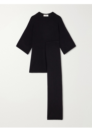 LISA YANG - Agnette And Ainsley Cotton And Cashmere-blend Sweater And Pants Set - Black - 0,1,2