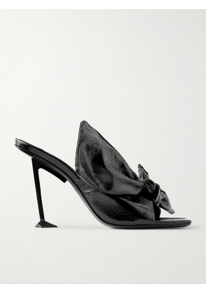 Givenchy - Boudoir Bow-detailed Leather Mules - Black - IT36,IT37,IT38,IT38.5,IT39,IT39.5,IT40,IT41
