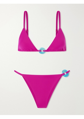Sara Cristina - Embellished Bikini - Purple - x small,small,medium,large