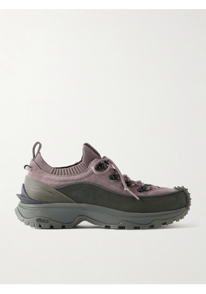 Moncler - Trailgrip Lite3 Rubber-trimmed Suede Sneakers - Neutrals - IT36,IT36.5,IT37,IT37.5,IT38,IT38.5,IT39,IT39.5,IT40,IT40.5,IT41