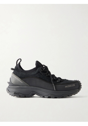 Moncler - Trailgrip Lite3 Rubber-trimmed Suede Sneakers - Black - IT36,IT36.5,IT37,IT37.5,IT38,IT38.5,IT39,IT39.5,IT40,IT40.5,IT41