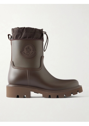 Moncler - Kickstream Shell-trimmed Rubber Boots - Brown - IT36,IT37,IT38,IT39,IT40,IT41