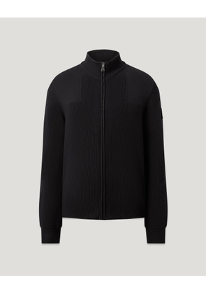 Belstaff Men's Commander Full Zip Cotton Black Size 2xl