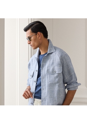 Linen Windowpane Shirt