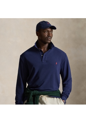 Big & Tall - Mesh Long-Sleeve Polo Shirt