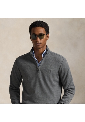 Double-Knit Mockneck Pullover